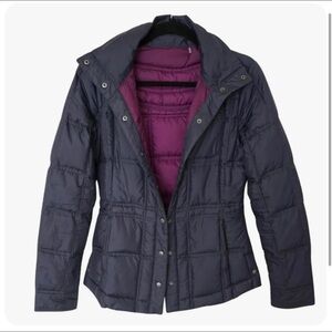 Athleta Women's Puffer Jacket - Dark Gray